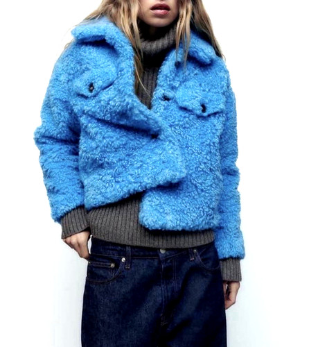 Nwt zara teddy sheartling - sheartling, faux