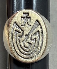 Anello uomo Hopi argento