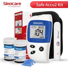 Misuratore di Glicemia Diabete Test Kit Glucosio nel Sangue con 50 Strisce