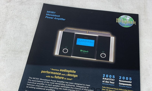 Mcintosh 501 brochure - mc,
