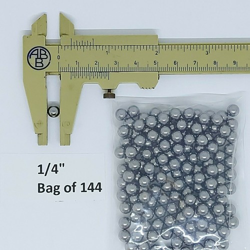 144x cuscinetti acciaio - 1/4",