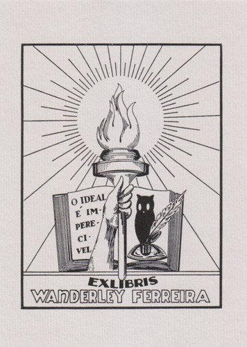 Libris bookplate di - ex,