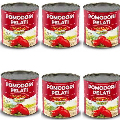 Confezioni pomodori pelati - x6,