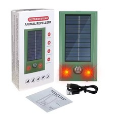 Deterrente repellente dissuasore piccioni uccelli animali pannello solare