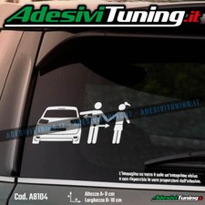 Adesivo Cuore Auto Donna