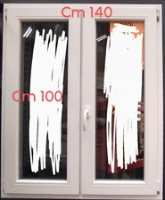 Finestra In Pvc  140x100 Conpresa Di Inferiata In Ferro Occhio Bottato