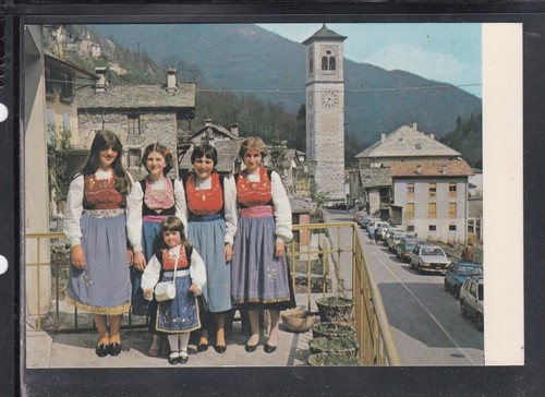 Cartolina costume - cartolina, di