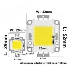 Modulo COB 10W-50W DC30-36V diodi perline LED lampadina perline luminose integrate fai da te