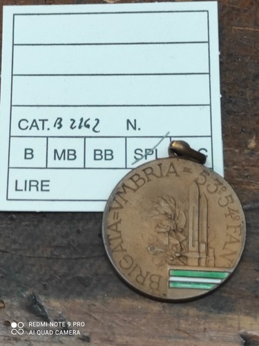 Medaglia fanteria - medaglia, 53',54'