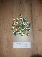 27 Biglie Di Vetro Anni 80 Usate Colorate Da Collezione