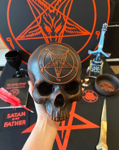 Statua leviatano baphomet - leviatano,
