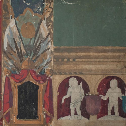Affresco murale - , putti