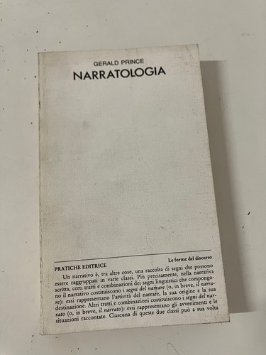 Narratologia gerald prince - narratologia,