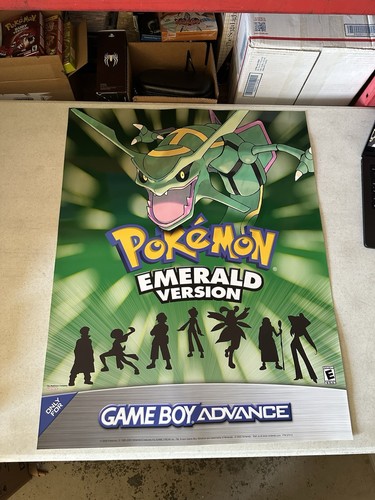 Pokemon smeraldo poster banner - smeraldo,