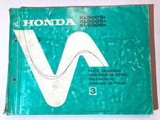 Catalogo Ricambi Honda XL 500