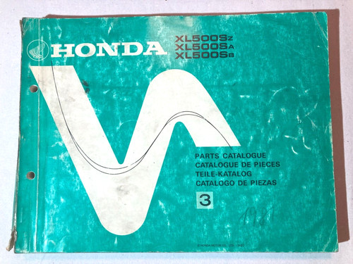 Catalogo ricambi honda - ricambi, 500