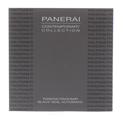 Panerai radiomir black seal - radiomir,