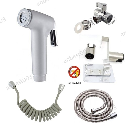 White abs handheld bidet - white,