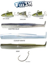 ARTIFICIALE FIIISH BLACK EEL MM 110 N 2 TESTE CORPI AMI  PESCA SILICONE