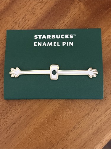 Starbucks enamel pin hug - enamel,