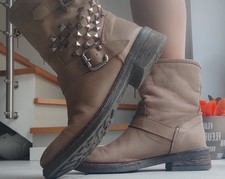 Stivali Donna In Pelle Usati