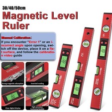 LIVELLA DIGITALE ELETTRONICA MAGNETICA 30/40/50CM INCLINOMETRO ALLUMINIO LCD