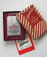 Zippo primi 1956 RUOTA VETRIFICATA CO. NON ACCAREZZATA COME NUOVA SCATOLA ORIGINALE E DOCUMENTI SALDI