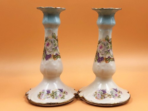 Coppia candelabri antichi - coppia,