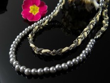 Catena collana lunga perle - collana,