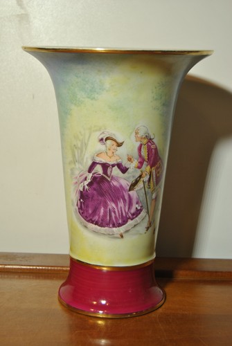 Vaso cornetta porcellana - vaso,