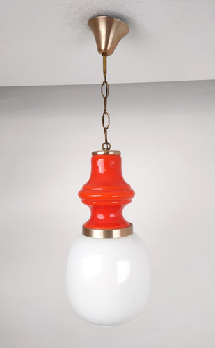 Lampadario vetro vintage