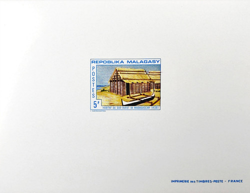 Madagascar 461 epl proof vezo - madagascar, #461