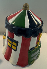 Raro barattolo biscotti tenda