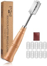 Premium Bread Lame per Punteggio Impasto, 10 Lame con Coperchio in Pelle