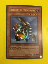 YU GI OH CARTA GOLEM INGRANAGGIO LA FORTEZZA MOVENTE ULTRA RARA AST-018 LOTTO