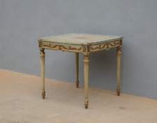 Tavolo tavolino quadrato st.Luigi XVI laccato, '900 - L 86 x P 86 cm!