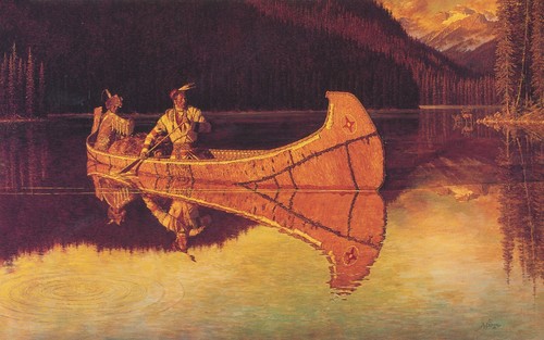 Canoa dei nativi americani