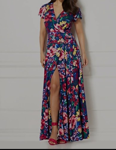 Maxi abito eva mendes floreale - maxi,