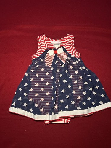 Abito bonnie baby rosso - baby, bianco