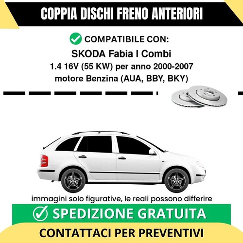 Coppia dischi freno anteriori - dischi,