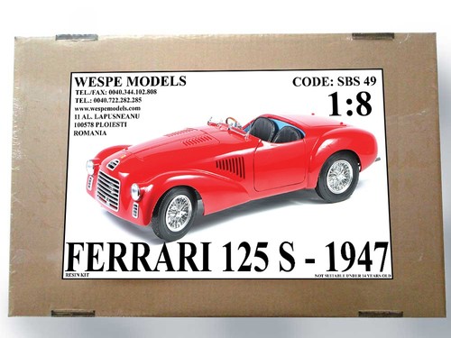 Kit ferrari 125 1947 - kit,