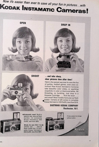 1964 kodak instamatic - kodak,