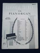 Spartiti Vintage: "Temi Classici" - Pianoforte/Organo Accordi - 1959