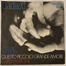 7" COPERTINA- CLAUDIO BAGLIONI