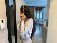 Capelli veri, ancora da tagliare, mai colorati, 50 cm