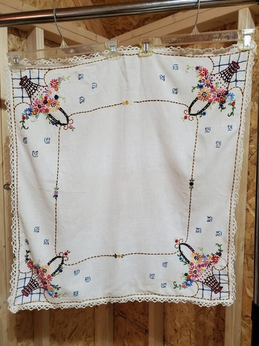 Tovaglia vintage ricamata - , a