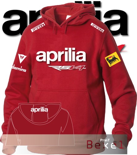 Felpa stampa aprilia rsv4 - stampa,
