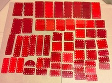 Meccano - lastrine rosse a