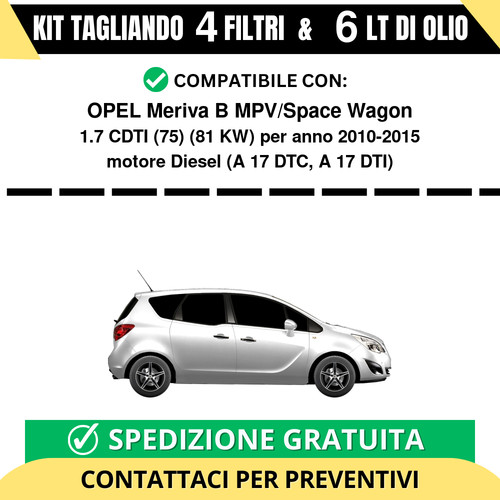 Tagliando per opel meriva - opel,