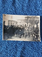 Foto Originale Fascismo Sfilata Militari Con Ai Lati GIL E Balilla